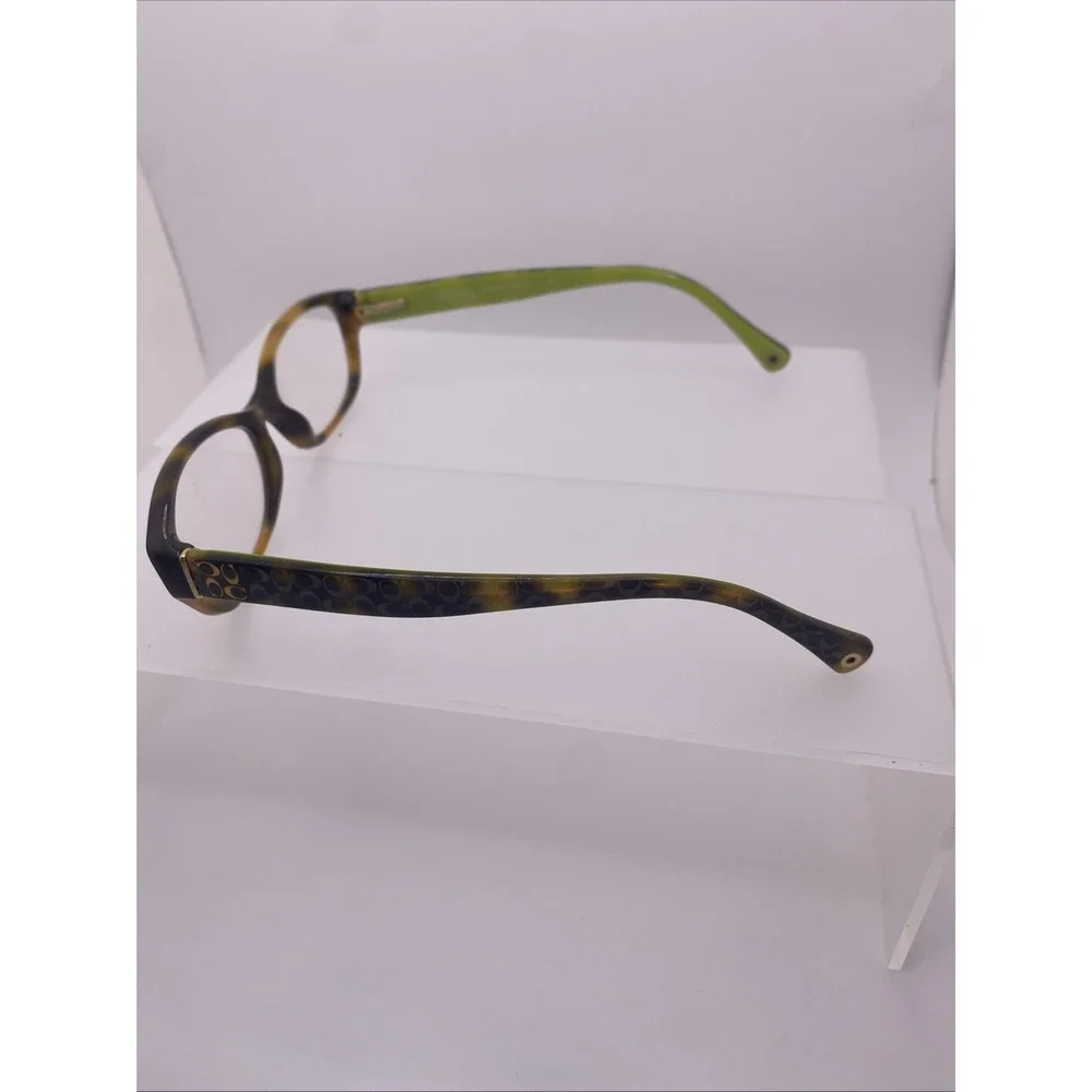 Coach Eyeglasses FRAMES ONLY HC 6002 Cecilia 51-16-135 Brown Tortoise Green 373